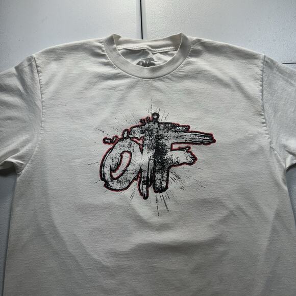 OTF Lil Durk Only The Family T-Shirt Men’s M White Rap Hip Hop Short Sleeve USA - Picture 2 of 7